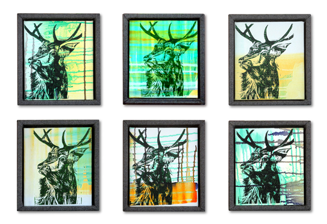 “Alpha” paintings (series of 6)