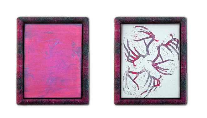 "Vestige" paintings (series of 2)