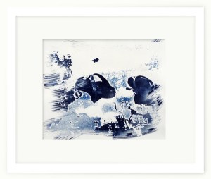 Walking on Hollow Ponds cyanotype