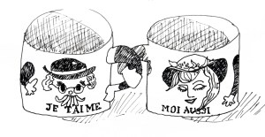 Je t'aime - moi aussi cups