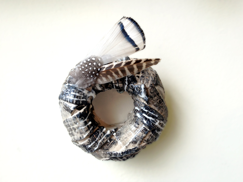 lucky donut wall hanging